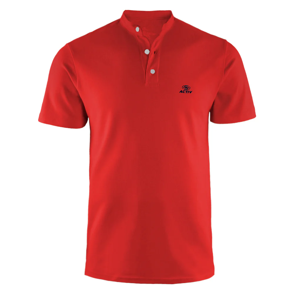 ACTIV BASIC CASUAL POLO - RED