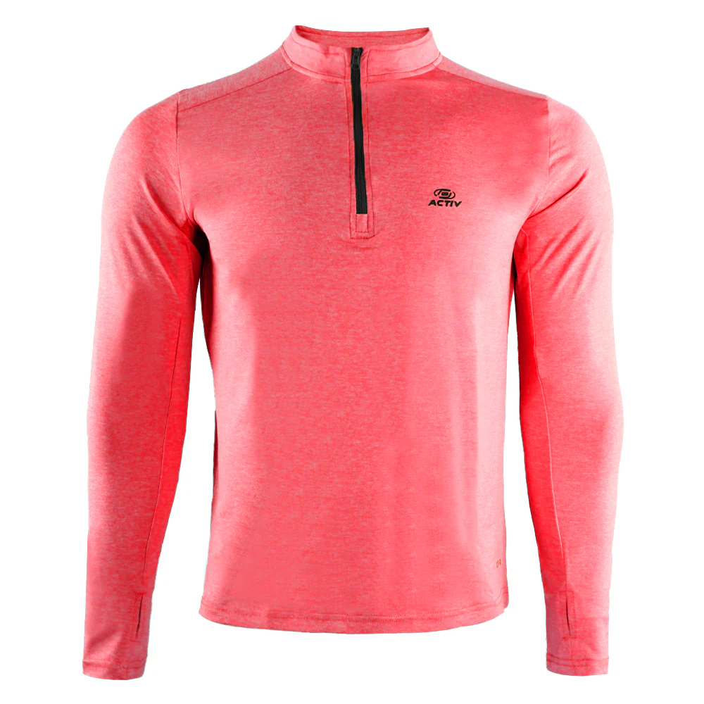 ACTIV BASIC L.S T-SHIRT - RED - Image 2
