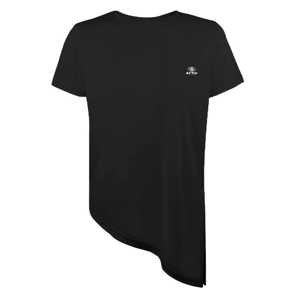 ACTIV BASIC R.NECK T-SHIRT - BLACK - Image 2