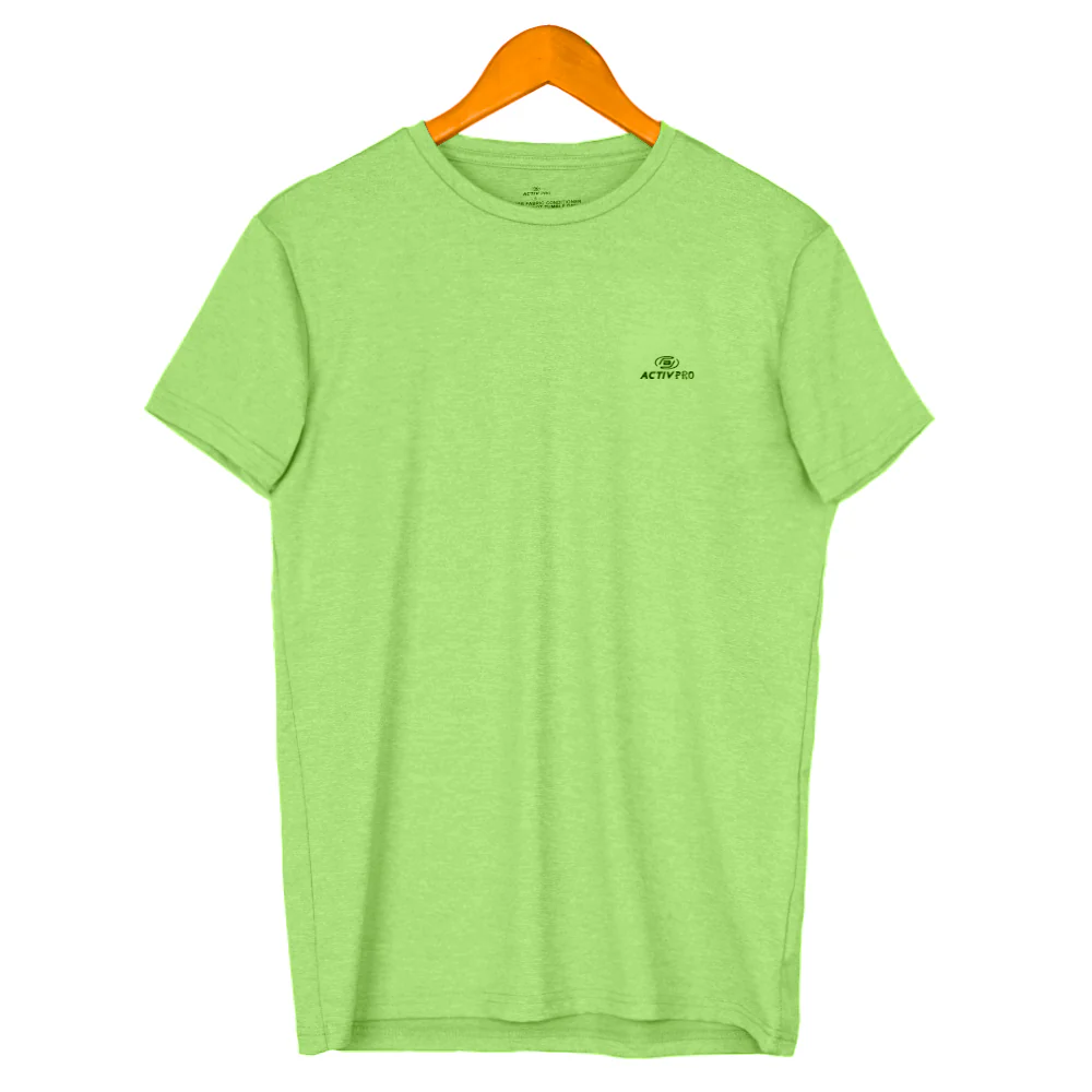 ACTIV BASIC R.NECK T-SHIRT - GREEN - Image 2