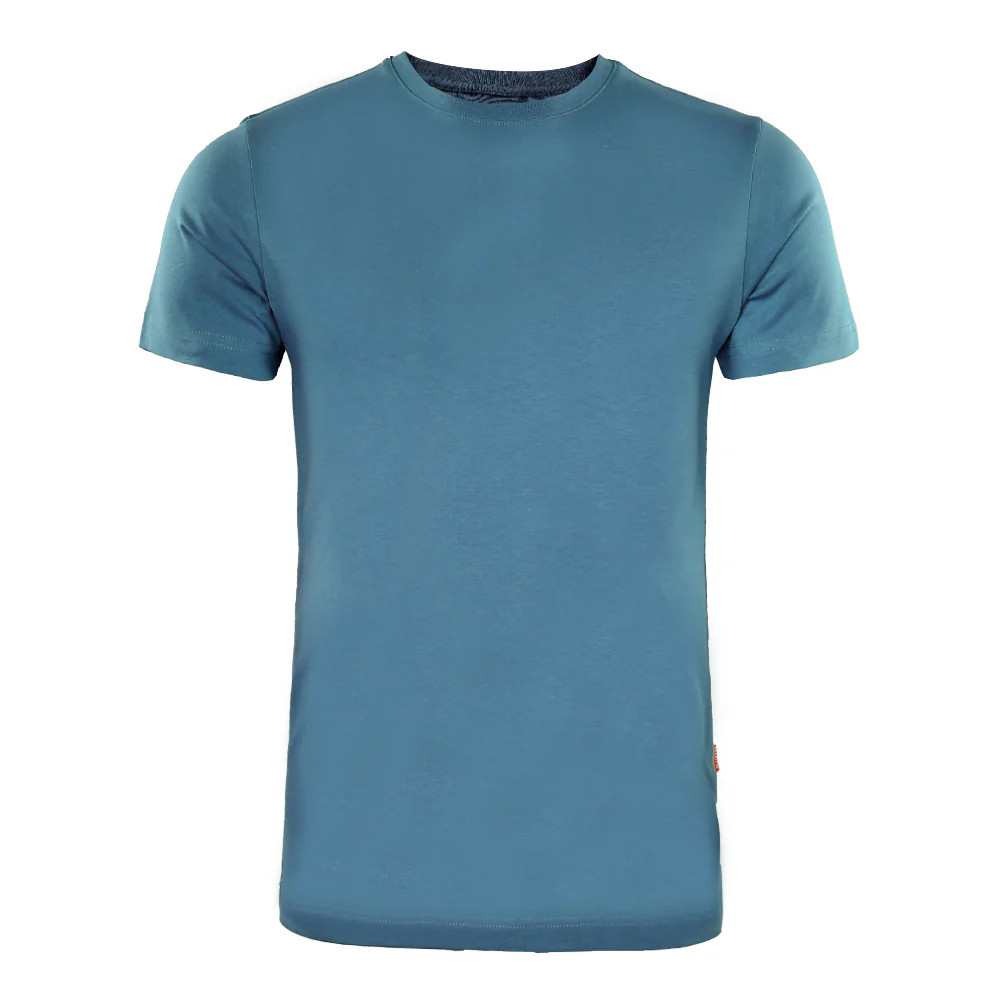 ACTIV BASIC R.NECK T-SHIRT - INDIGO - Image 2