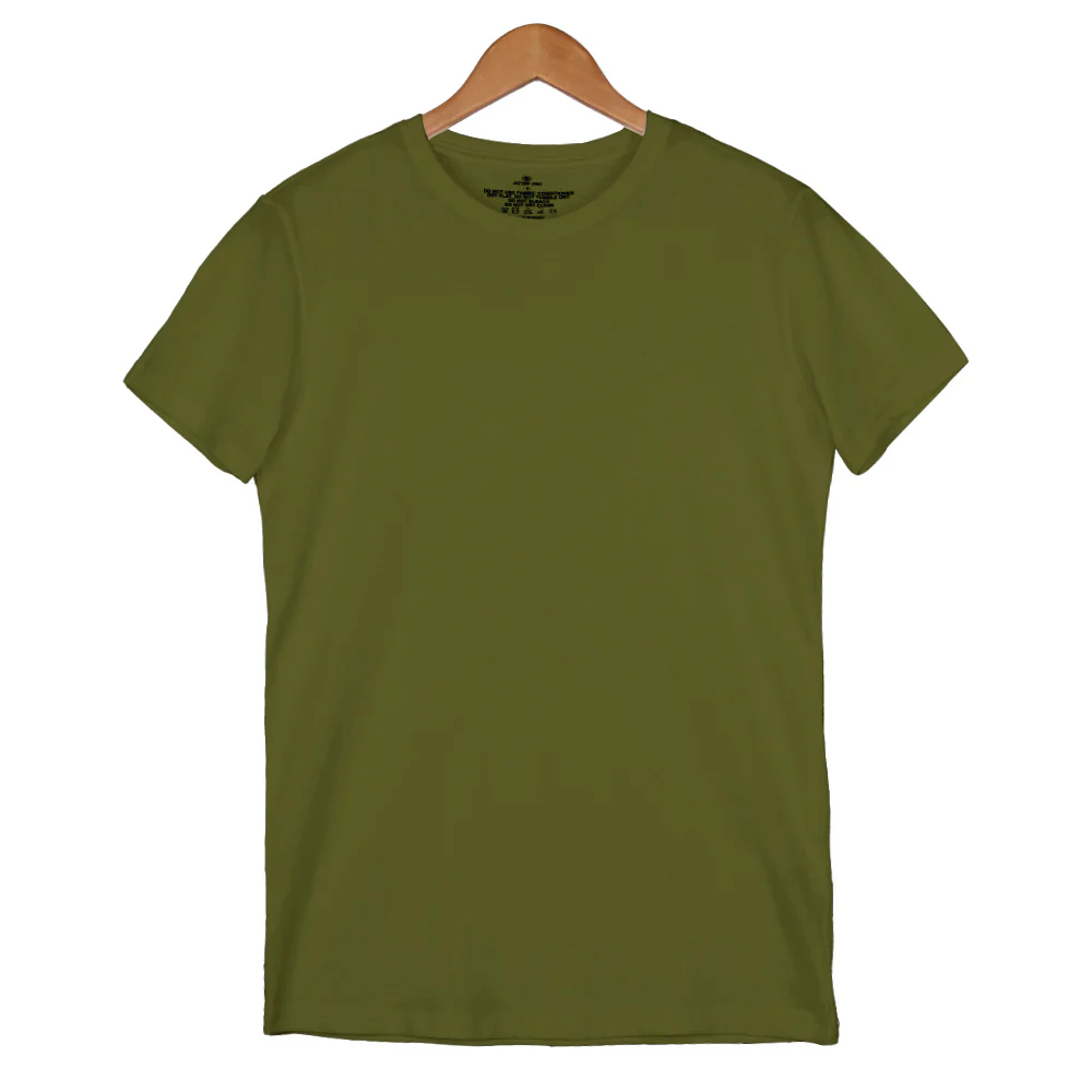 ACTIV BASIC R.NECK T-SHIRT - KHAKI - Image 6