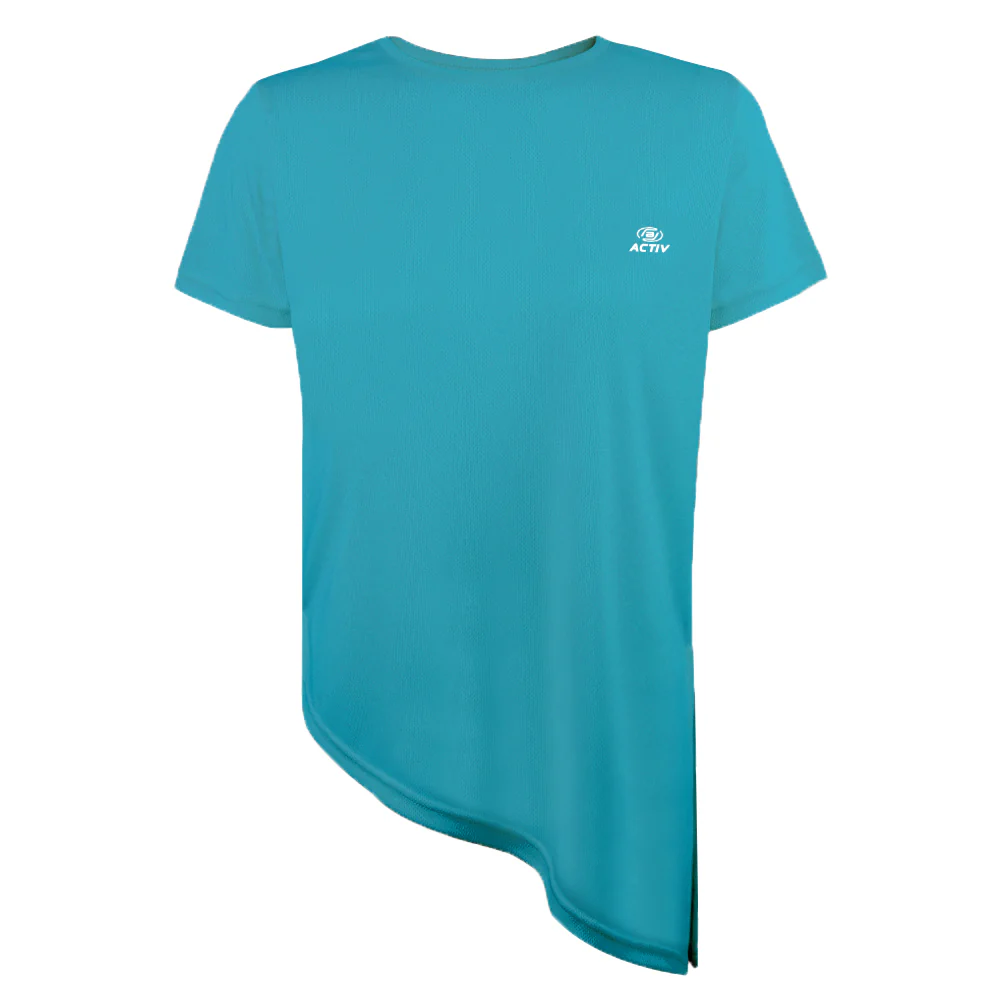 ACTIV BASIC R.NECK T-SHIRT - TURQUOIS - Image 2
