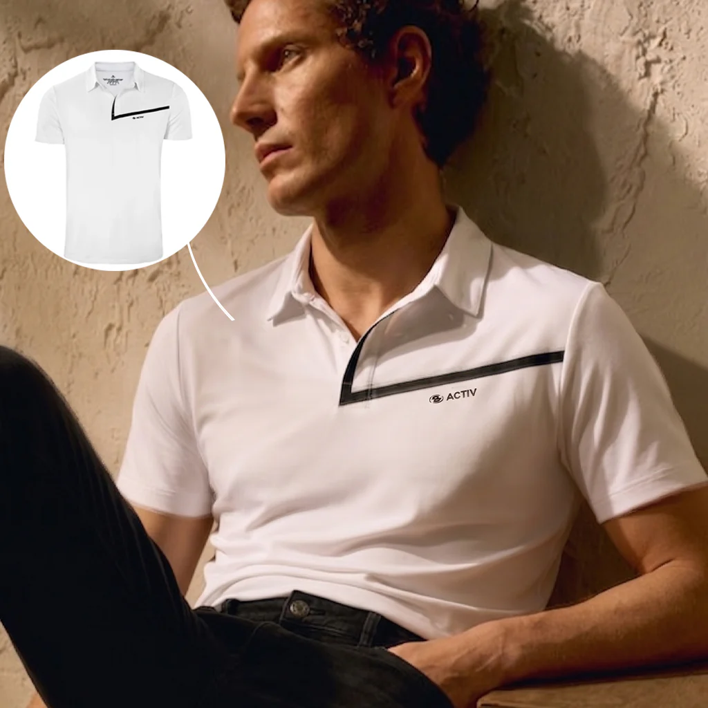 ACTIV BASIC SPORTS POLO - WHITE