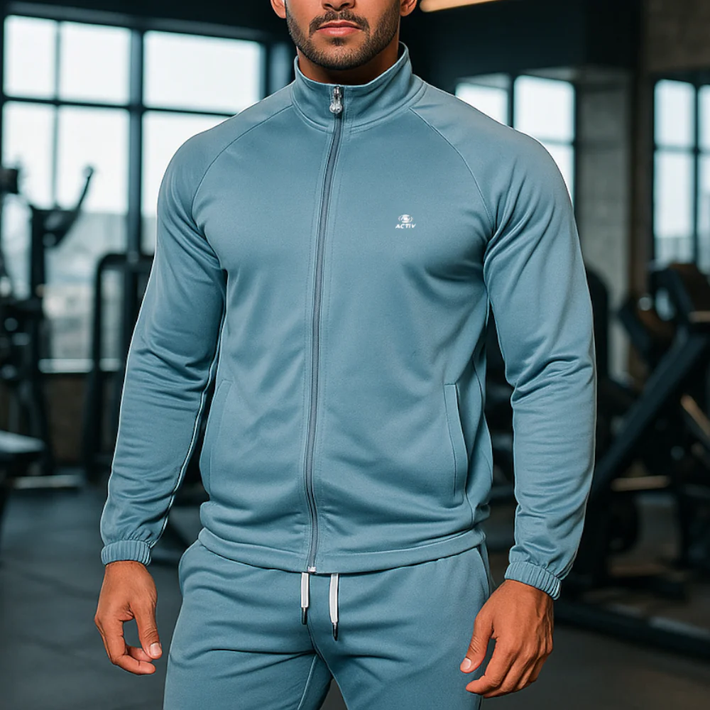ACTIV BASIC ZIPPER TRACKSUIT - INDIGO