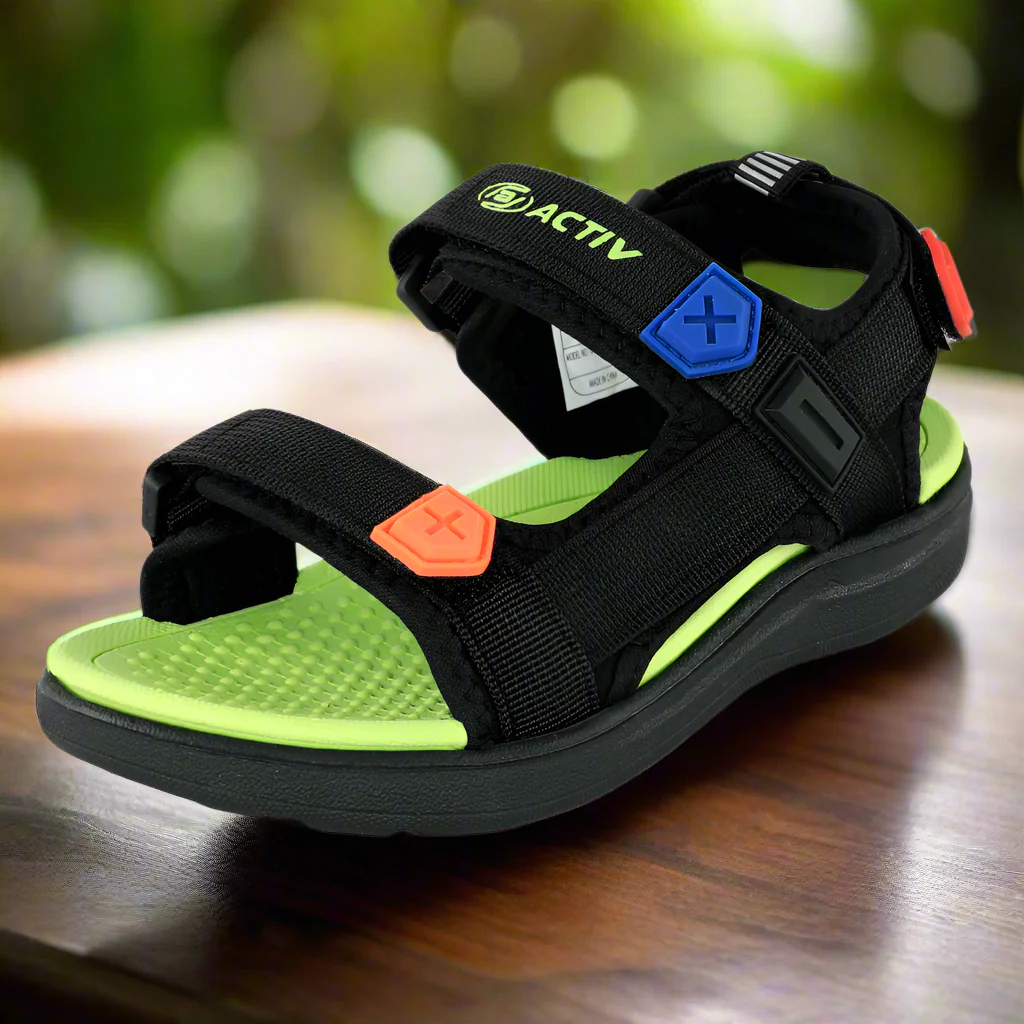 ACTIV CASUAL SANDAL- BLACK