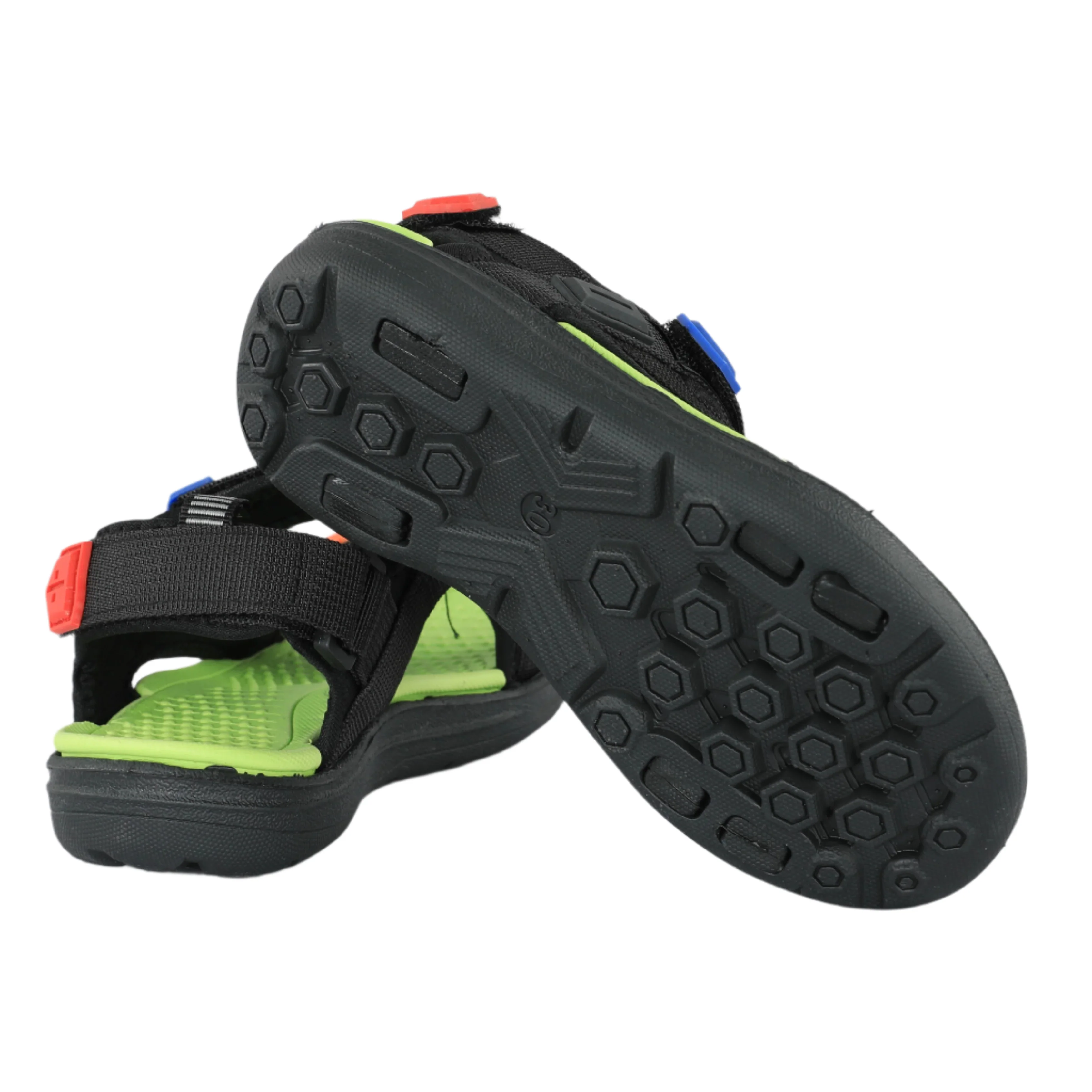 ACTIV CASUAL SANDAL- BLACK - Image 4