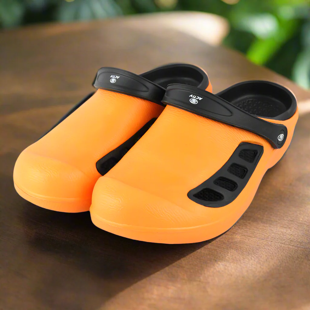 ACTIV CLOGS-ORANGE