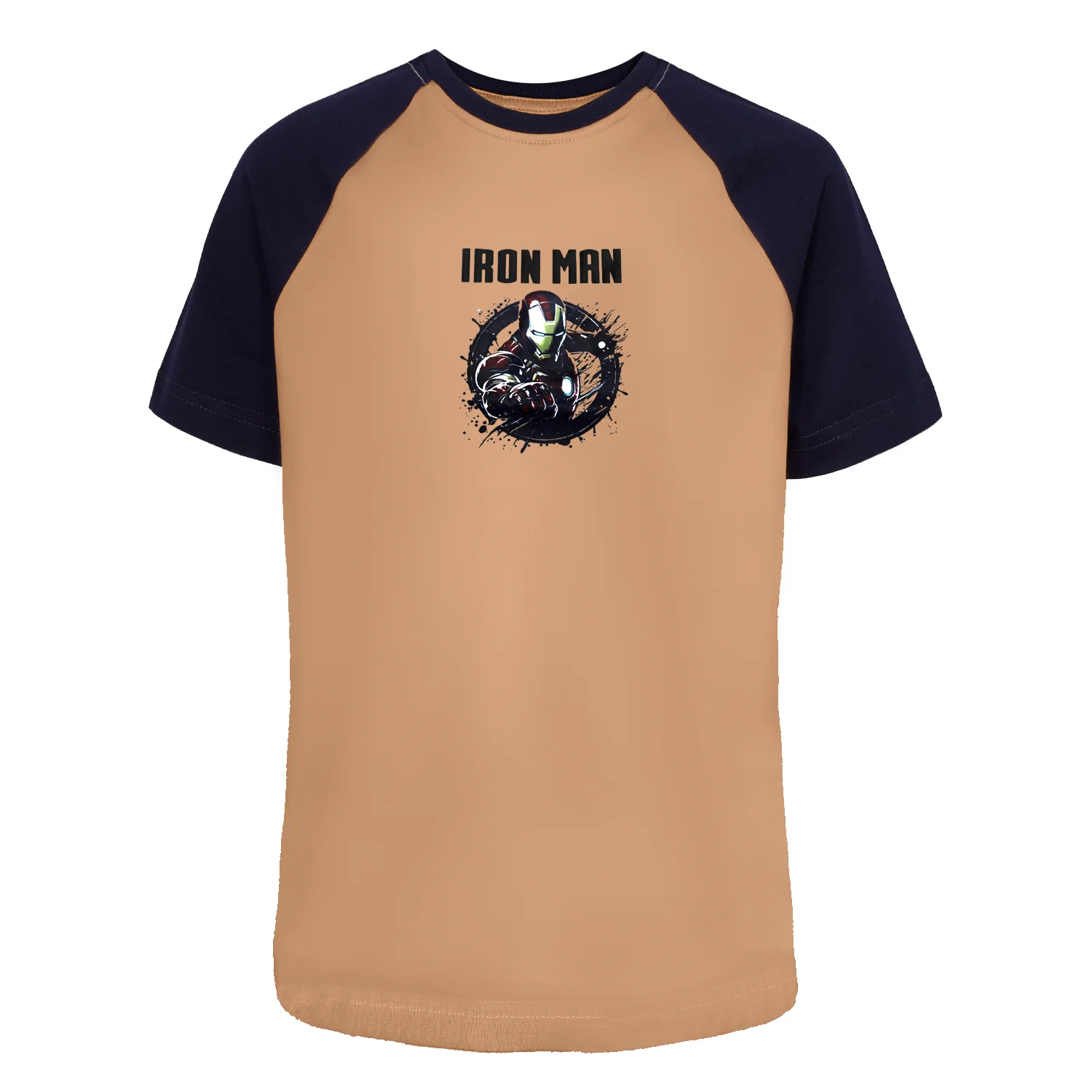 ACTIV CROW R.NECK T-SHIRT - BEIGE