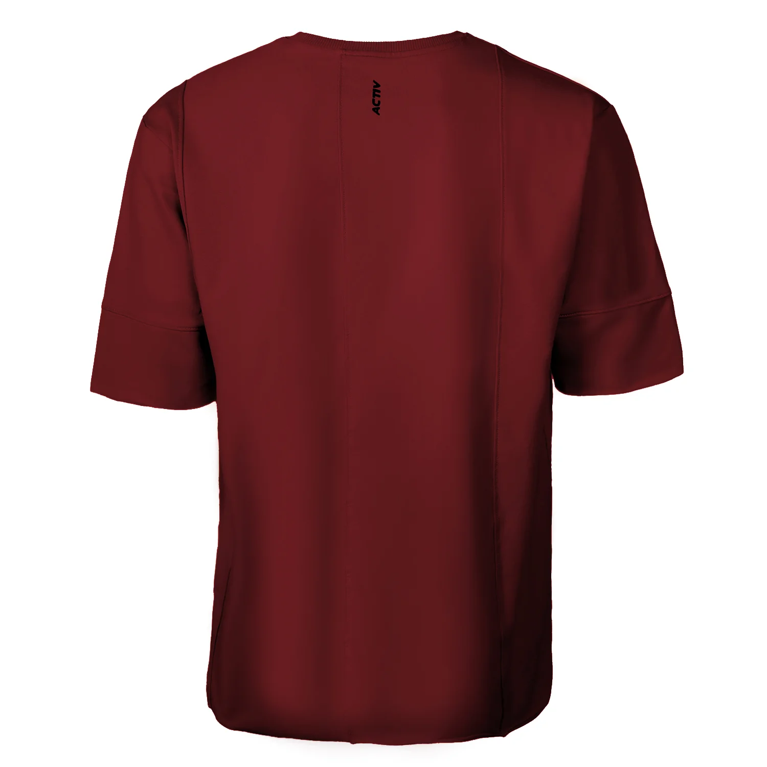 ACTIV CROW R.NECK T-SHIRT - BURGUNDY - Image 2
