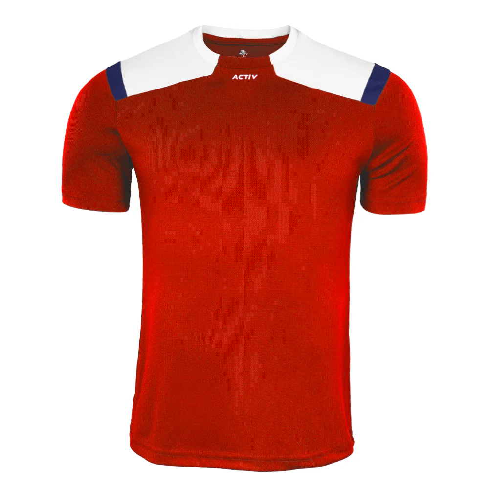 ACTIV CROW R.NECK T-SHIRT - RED - Image 2
