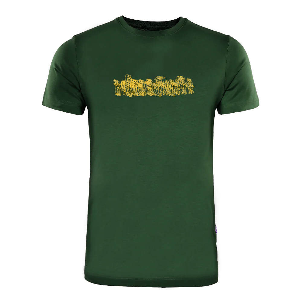 ACTIV EMB R.NECK T-SHIRT - D.OLIVE - Image 2