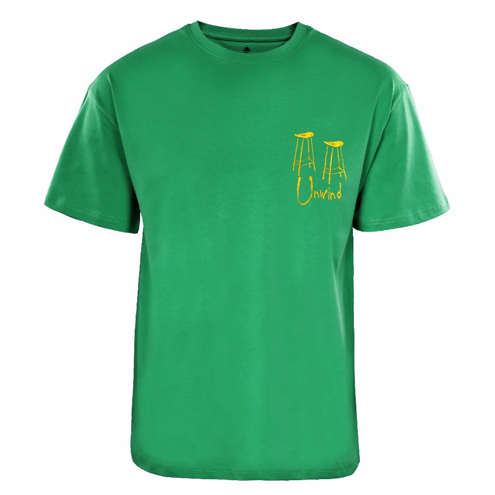 ACTIV EMB R.NECK T-SHIRT OVERSIZE - GREEN - Image 2