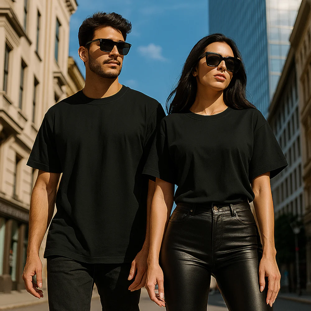 ACTIV EMP R.NECK T-SHIRT -  BLACK