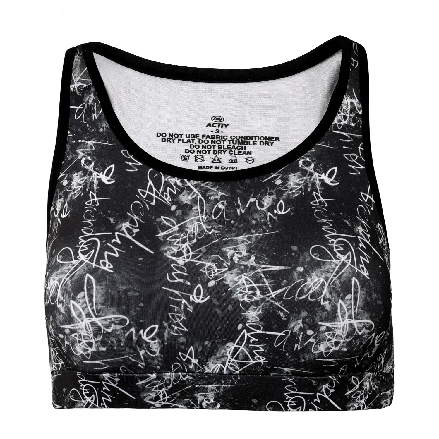 ACTIV F.COVER SPORTS BRA - BLACK - Image 2