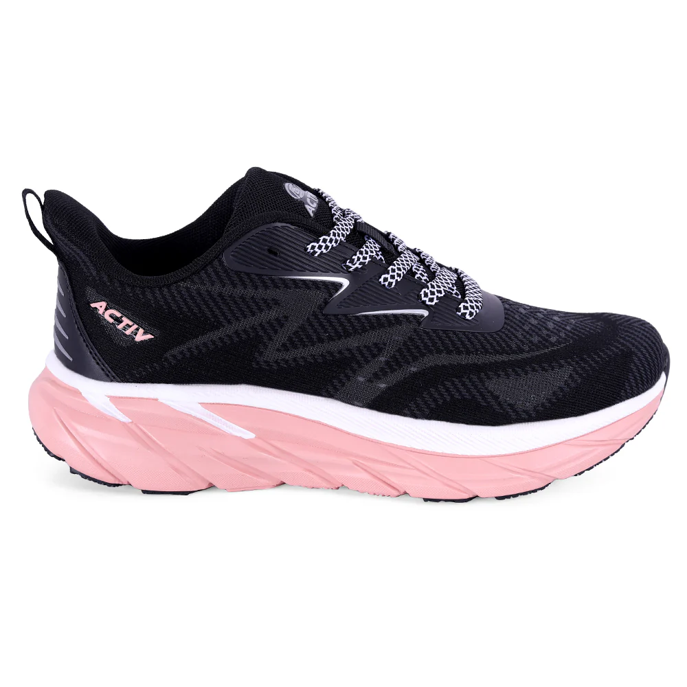 ACTIV RUNNING SHOES - BLACK - Image 3