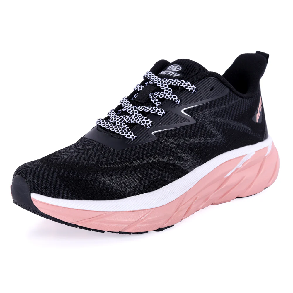ACTIV RUNNING SHOES - BLACK - Image 4