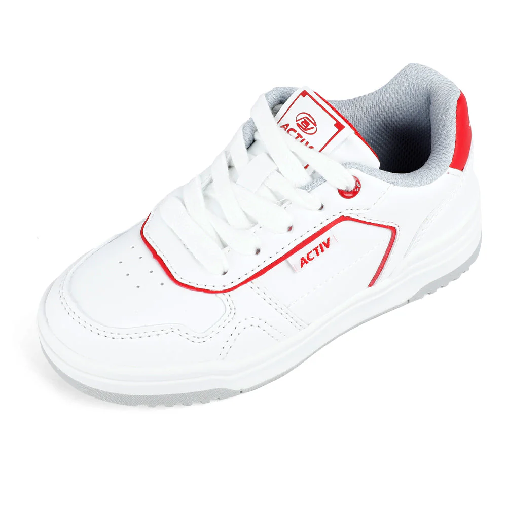 ACTIV FASHION SHOES - White*Red - Image 3