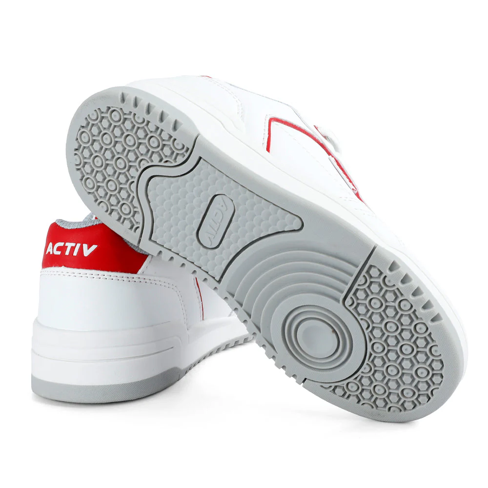 ACTIV FASHION SHOES - White*Red - Image 4