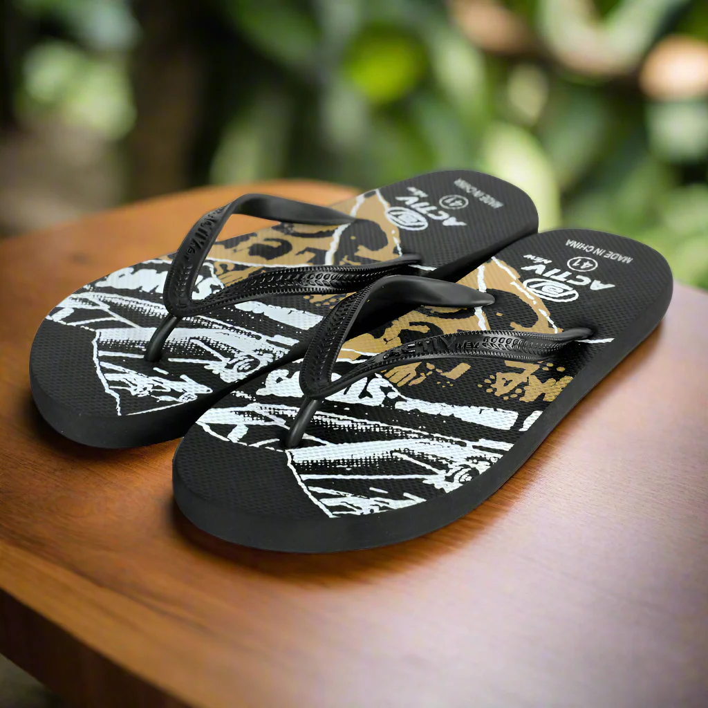 ACTIV FLIP FLOP SLIPPER - BLACK - Image 2