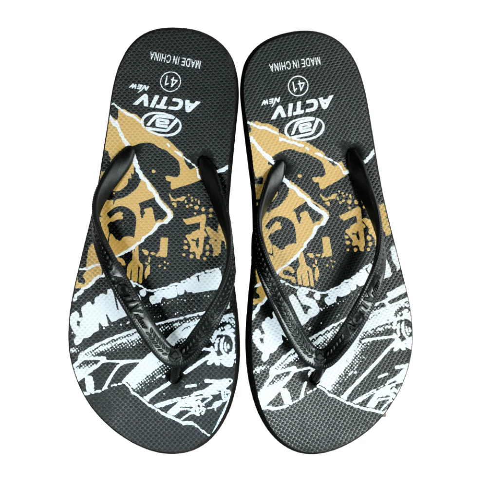 ACTIV FLIP FLOP SLIPPER - BLACK - Image 3