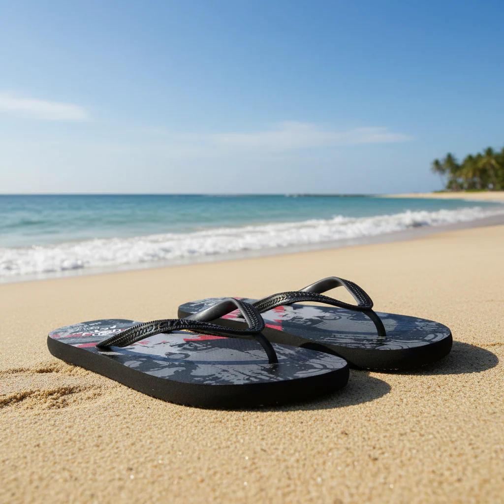 ACTIV FLIP FLOP SLIPPER - BLACK