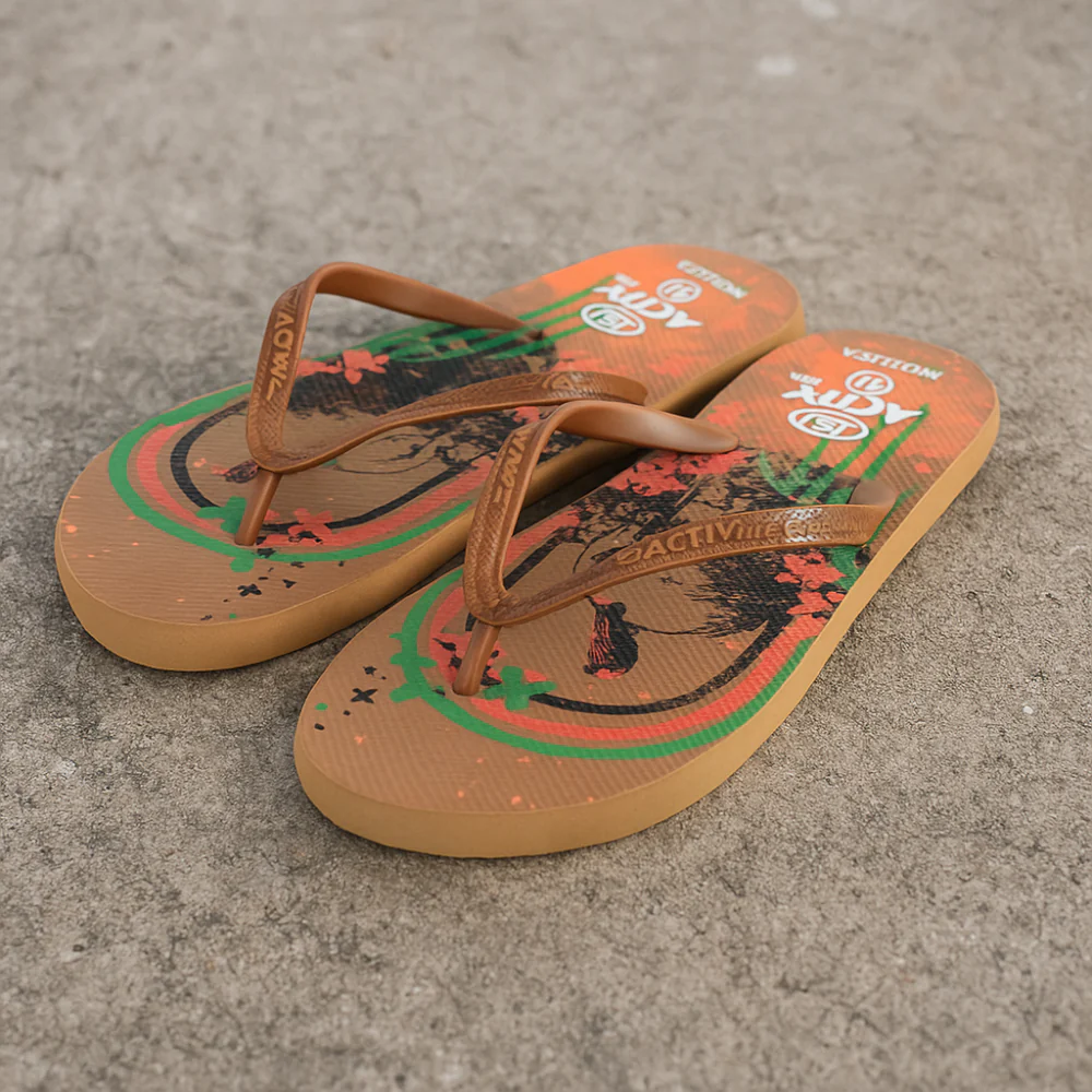 ACTIV FLIP FLOP SLIPPER - BROWN