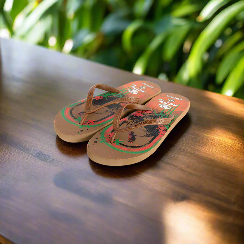 ACTIV FLIP FLOP SLIPPER - BROWN - Image 5