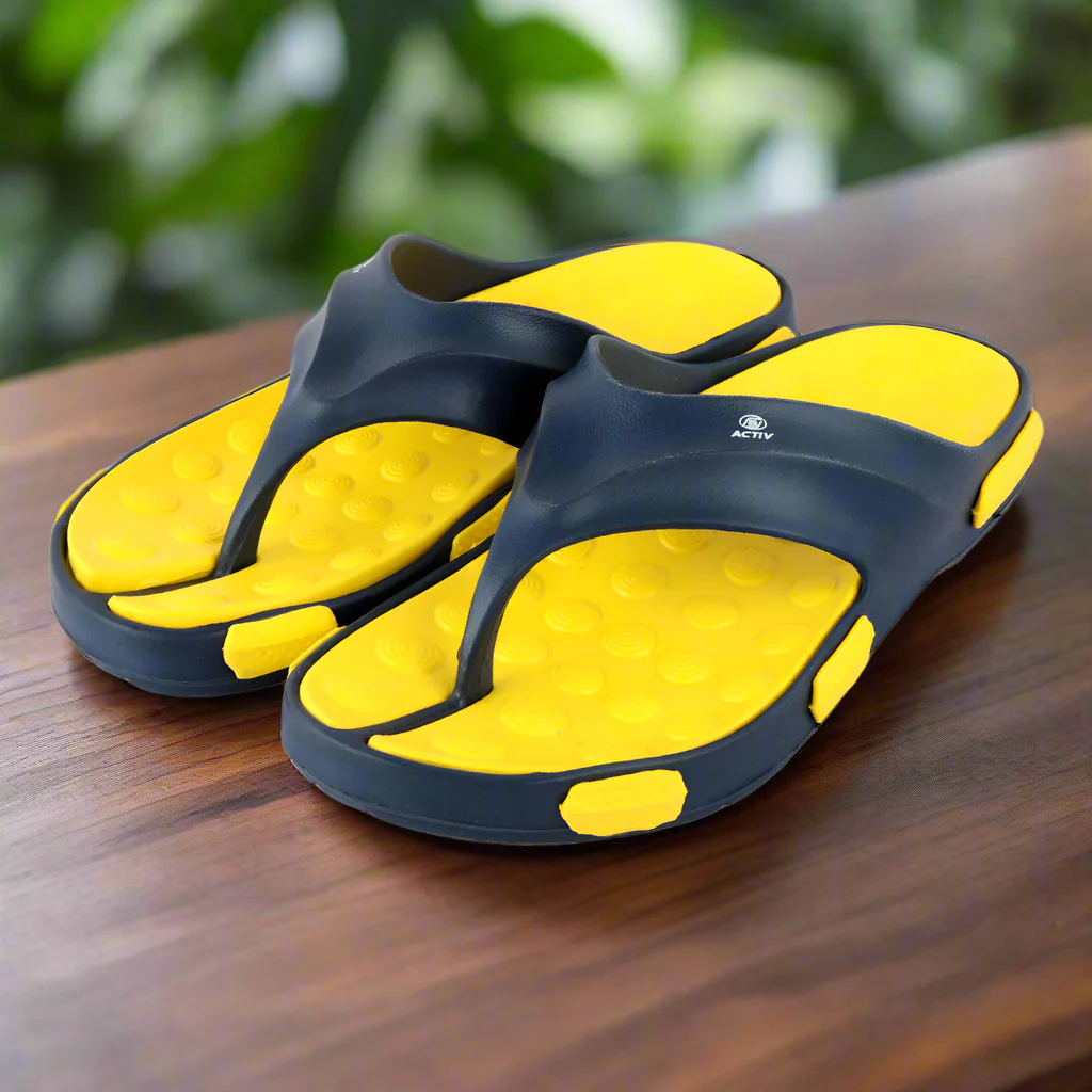 ACTIV FLIP FLOP SLIPPER - NAVY*YELLOW - Image 2