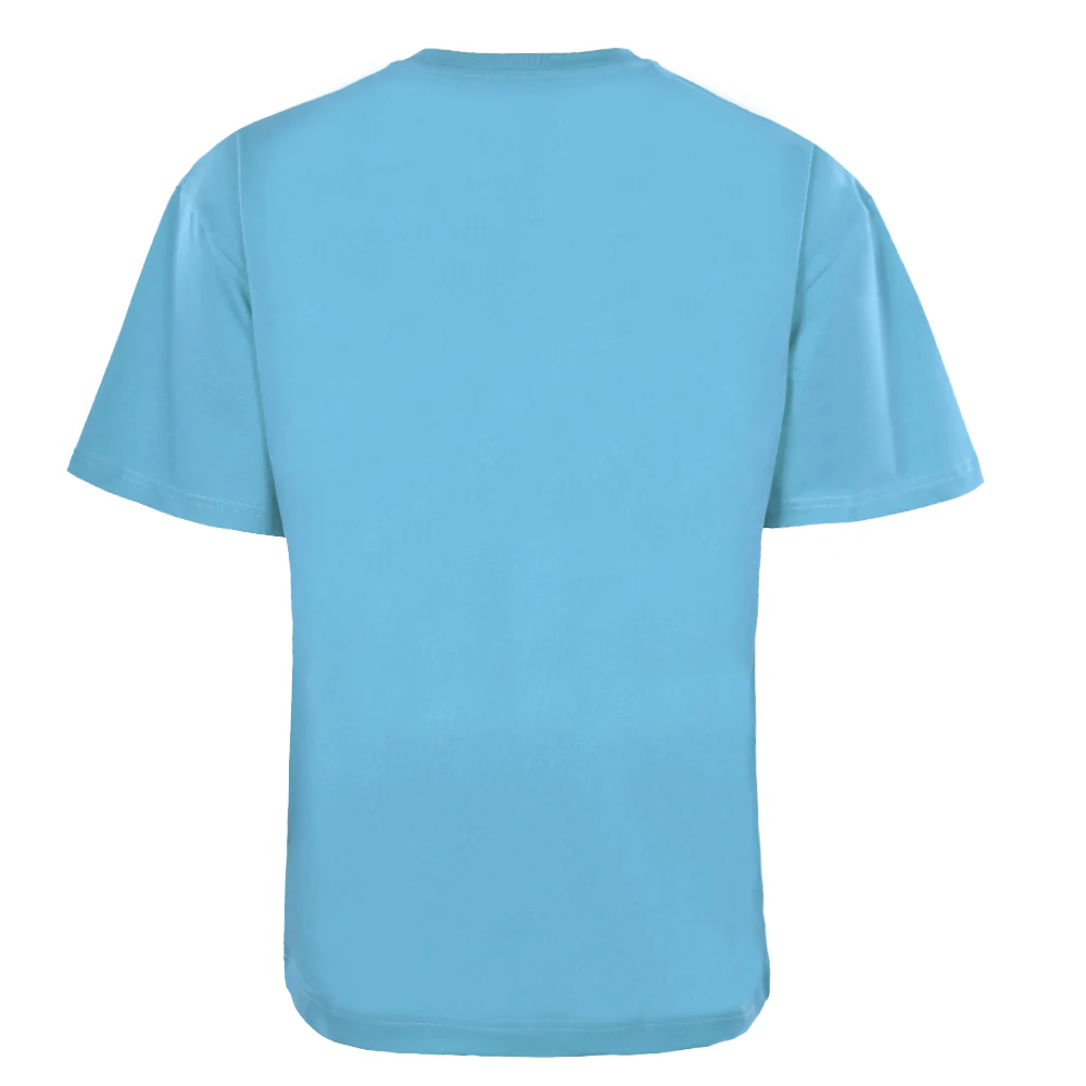 ACTIV GRAPHIC R.NECK -OVRSIZE T-SHIRT - BABYBLUE - Image 4