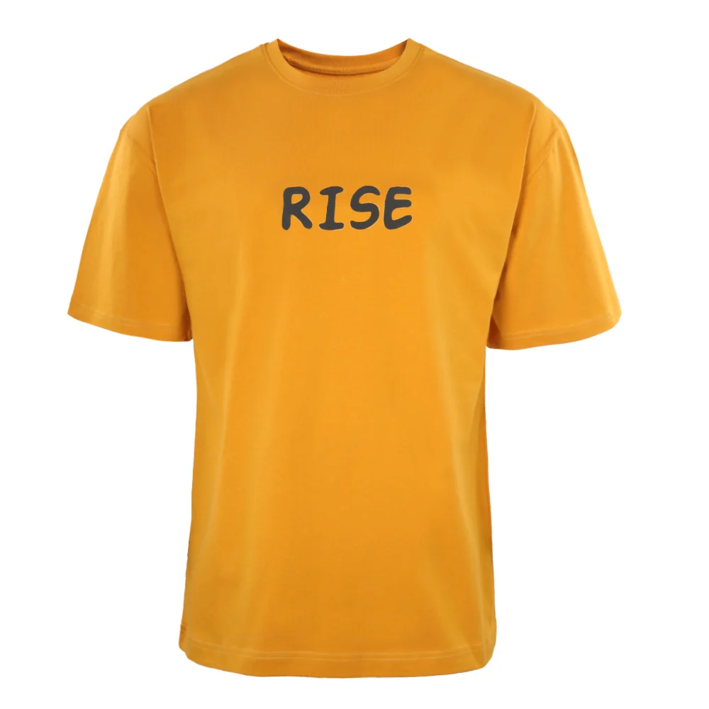 ACTIV GRAPHIC R.NECK -OVRSIZE T-SHIRT - CAMEL - Image 4