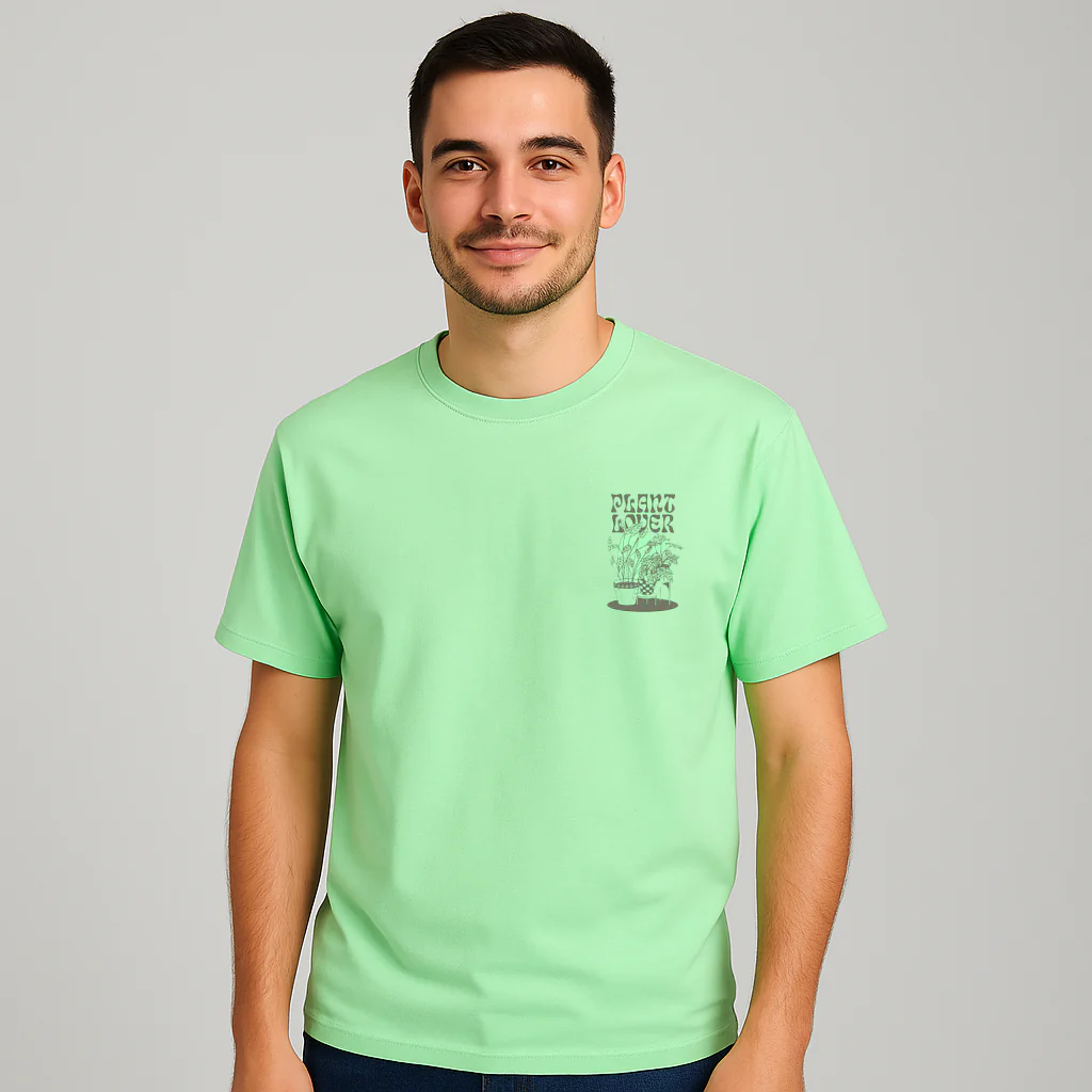 ACTIV GRAPHIC R.NECK -OVRSIZE T-SHIRT - PISTACHI - Image 4