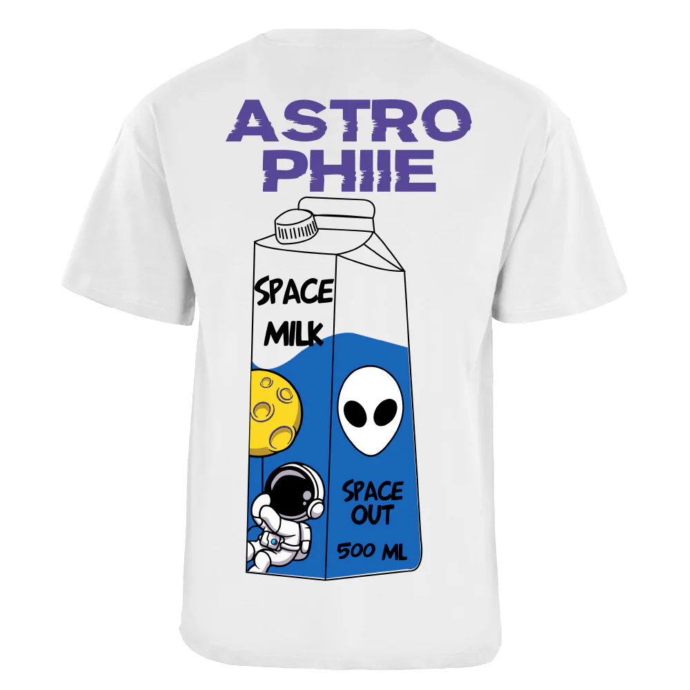 ACTIV GRAPHIC R.NECK -OVRSIZE T-SHIRT - WHITE - Image 3
