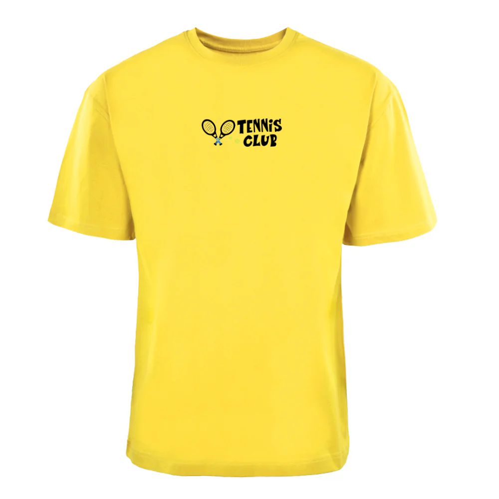 ACTIV GRAPHIC R.NECK -OVRSIZE T-SHIRT - YELLOW - Image 3