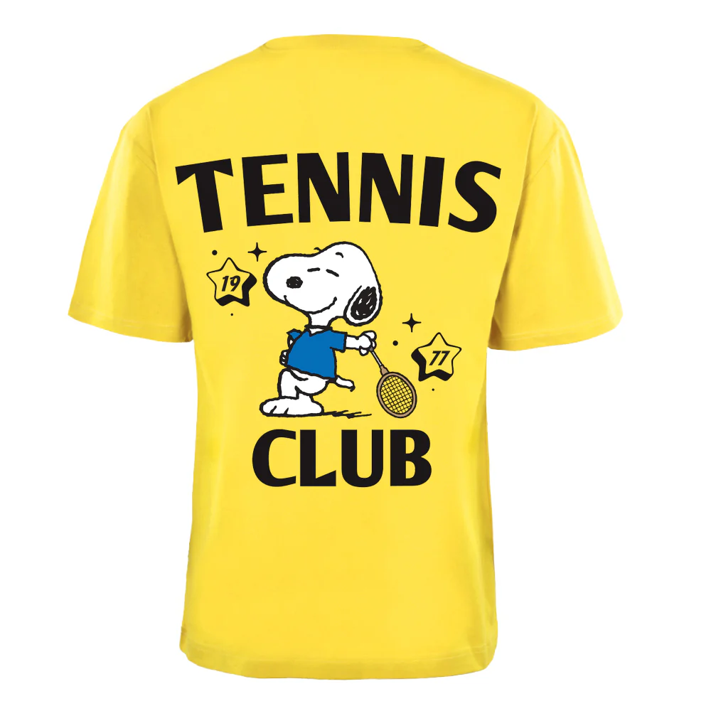 ACTIV GRAPHIC R.NECK -OVRSIZE T-SHIRT - YELLOW - Image 4