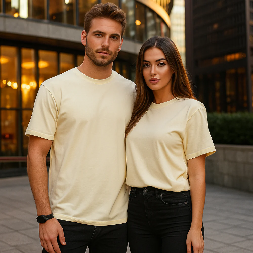 ACTIV GRAPHIC R.NECK T-SHIRT - BEIGE