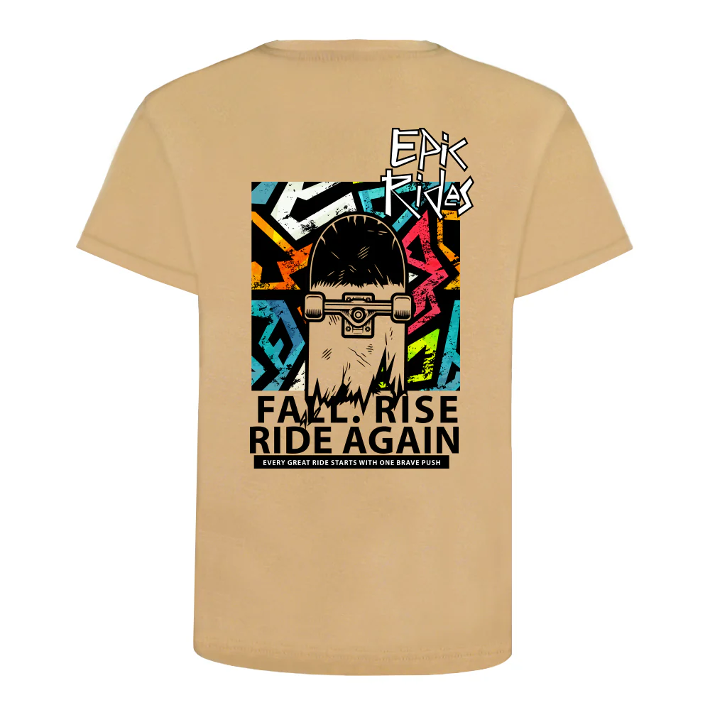 ACTIV GRAPHIC R.NECK T-SHIRT - BEIGE - Image 4