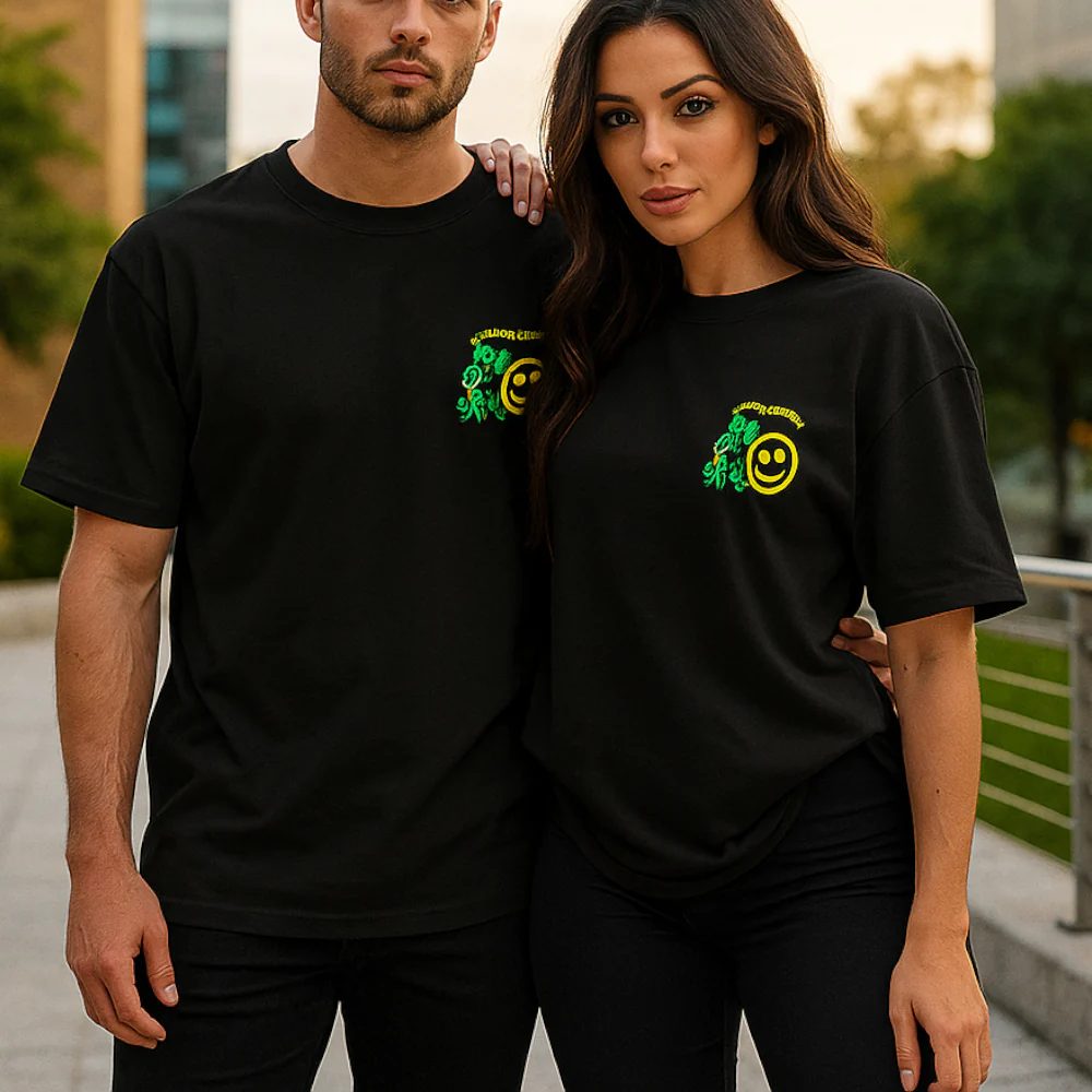 ACTIV GRAPHIC R.NECK T-SHIRT - BLACK