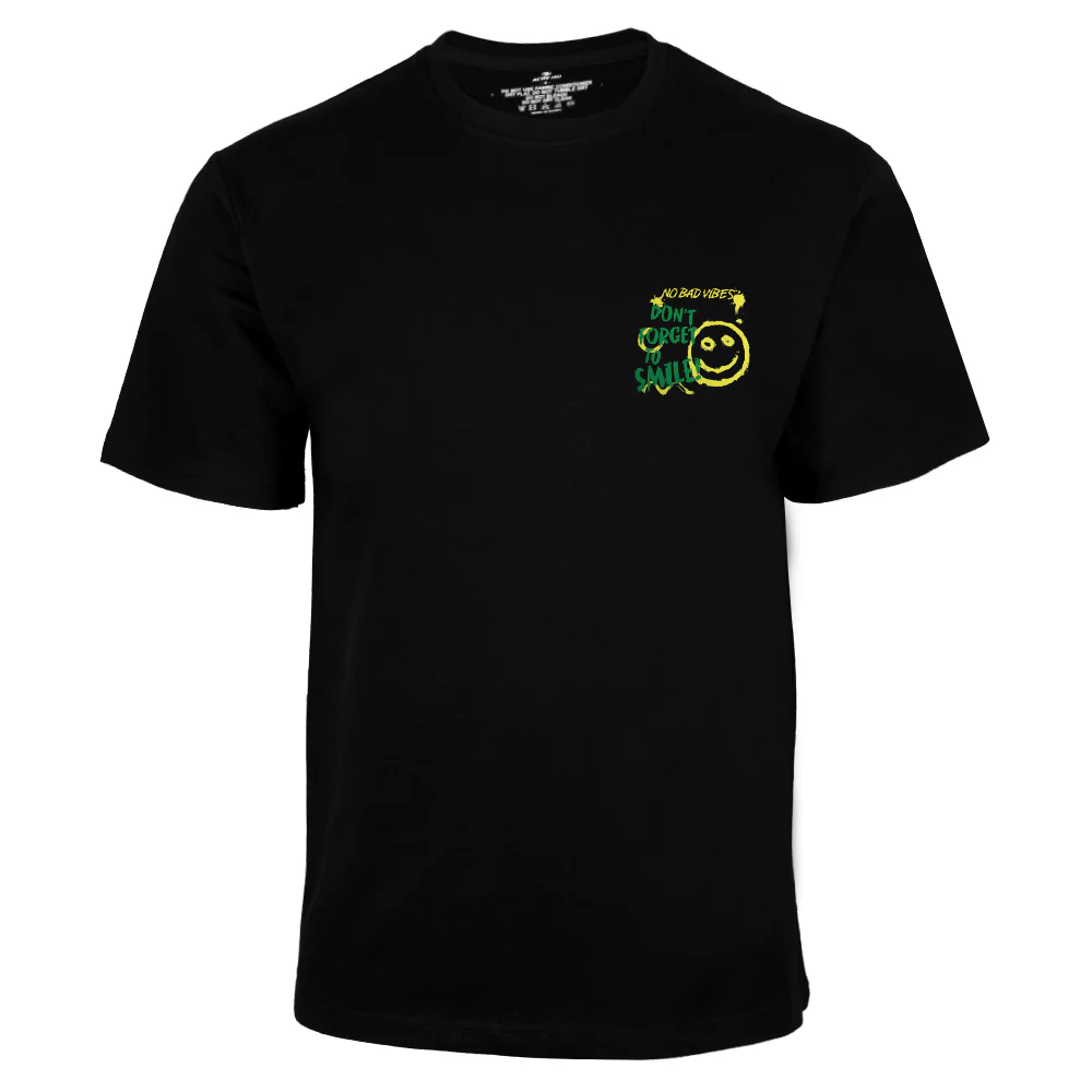 ACTIV GRAPHIC R.NECK T-SHIRT - BLACK - Image 2