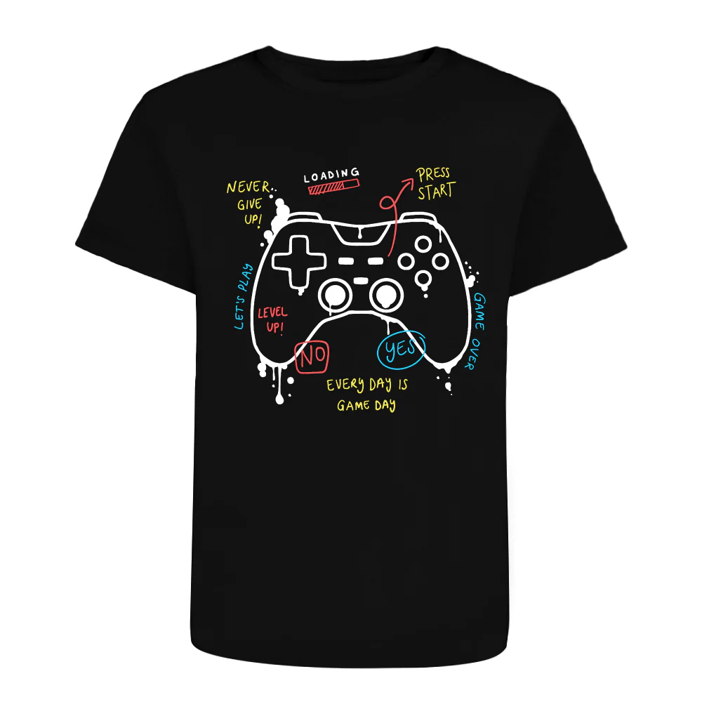 ACTIV GRAPHIC R.NECK T-SHIRT - BLACK - Image 2