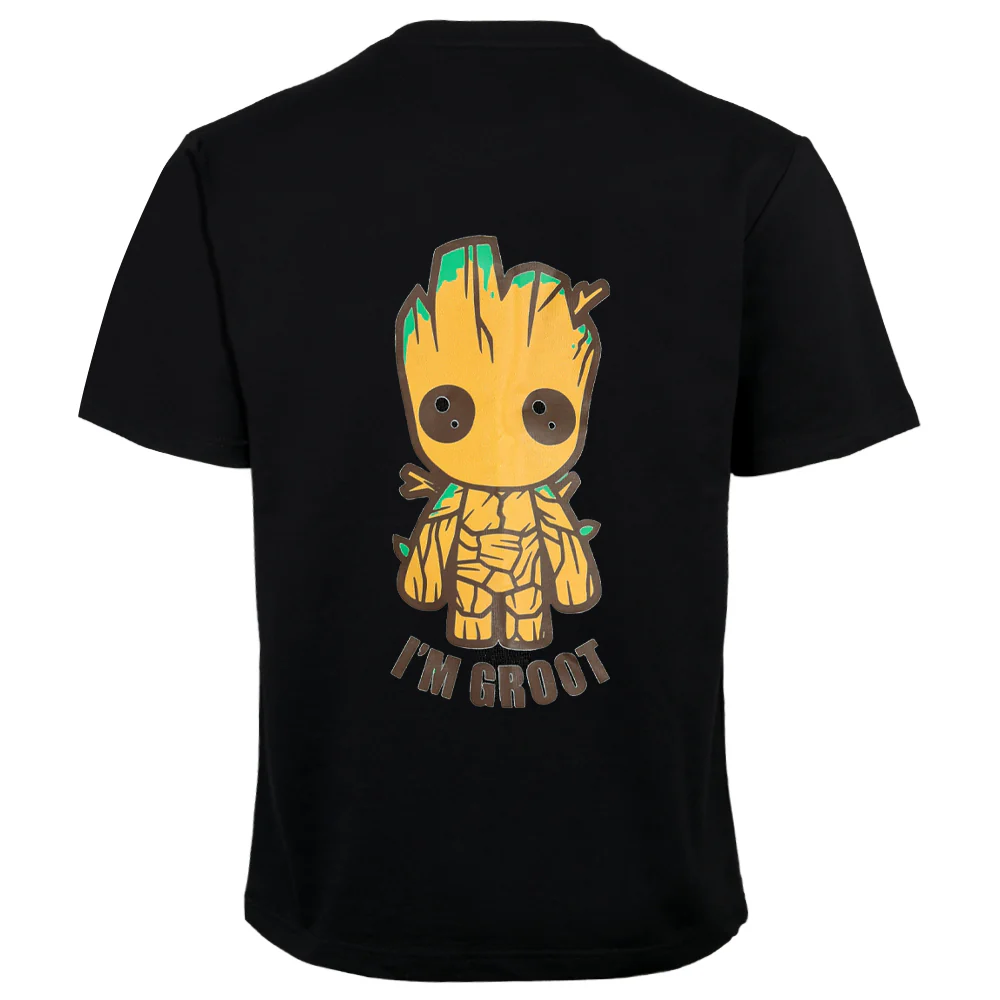 ACTIV GRAPHIC R.NECK T-SHIRT - BLACK - Image 3