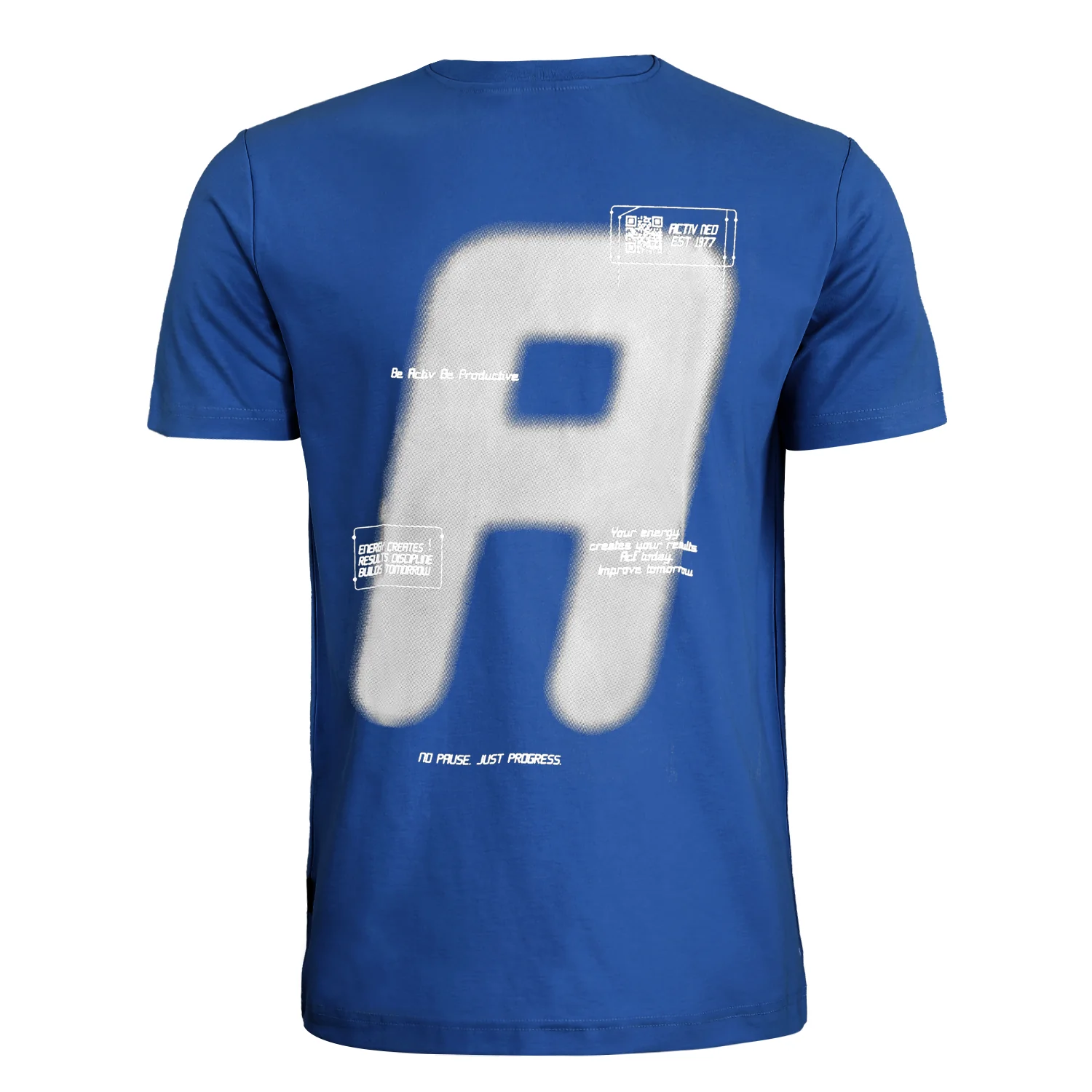 ACTIV GRAPHIC R.NECK T-SHIRT - BLUE - Image 2