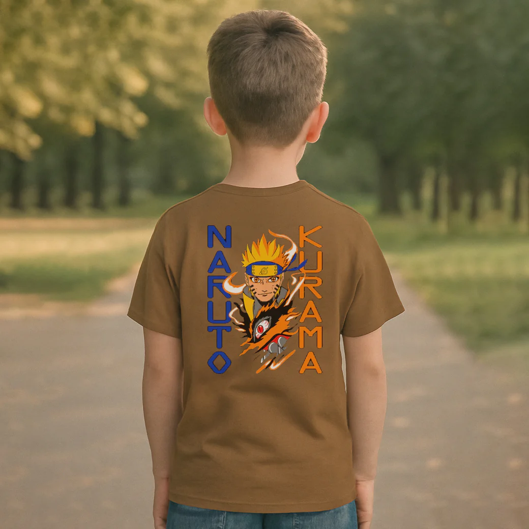 ACTIV GRAPHIC R.NECK T-SHIRT - BROWN - Image 2