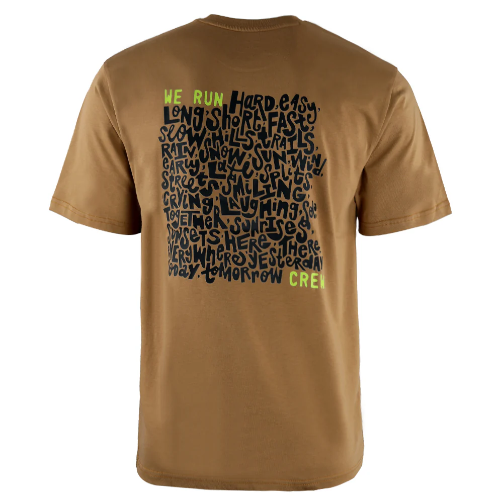 ACTIV GRAPHIC R.NECK T-SHIRT - CAMEL - Image 3