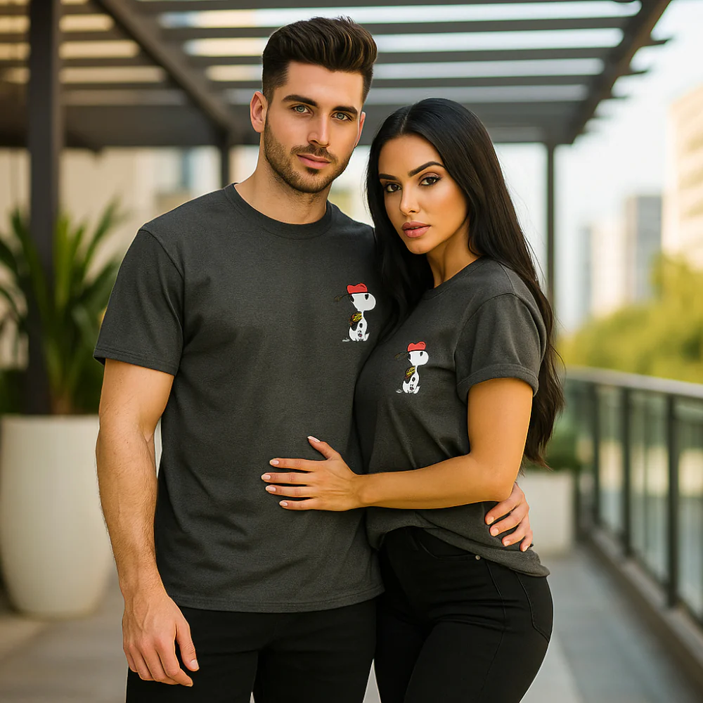 ACTIV GRAPHIC R.NECK T-SHIRT - CHARCOAL