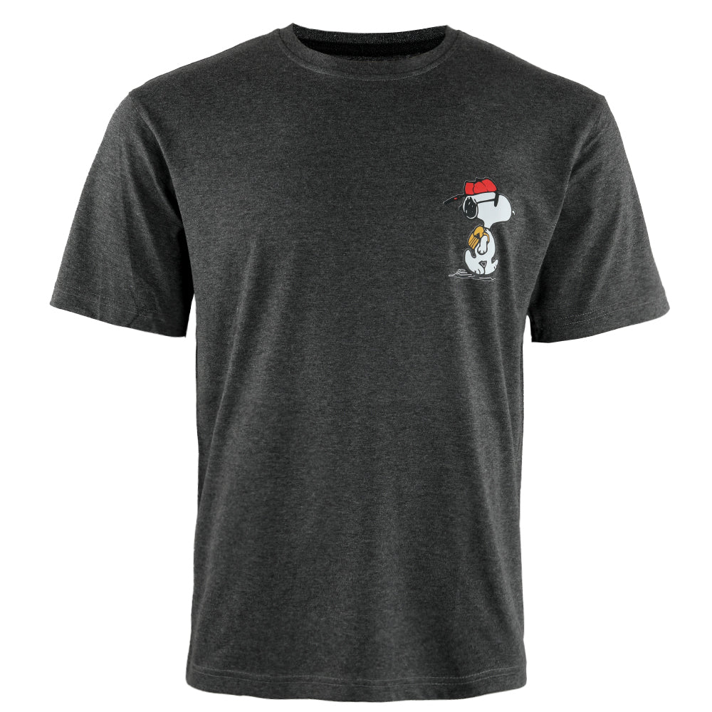 ACTIV GRAPHIC R.NECK T-SHIRT - CHARCOAL - Image 2