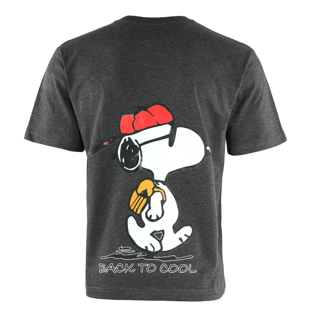 ACTIV GRAPHIC R.NECK T-SHIRT - CHARCOAL - Image 3