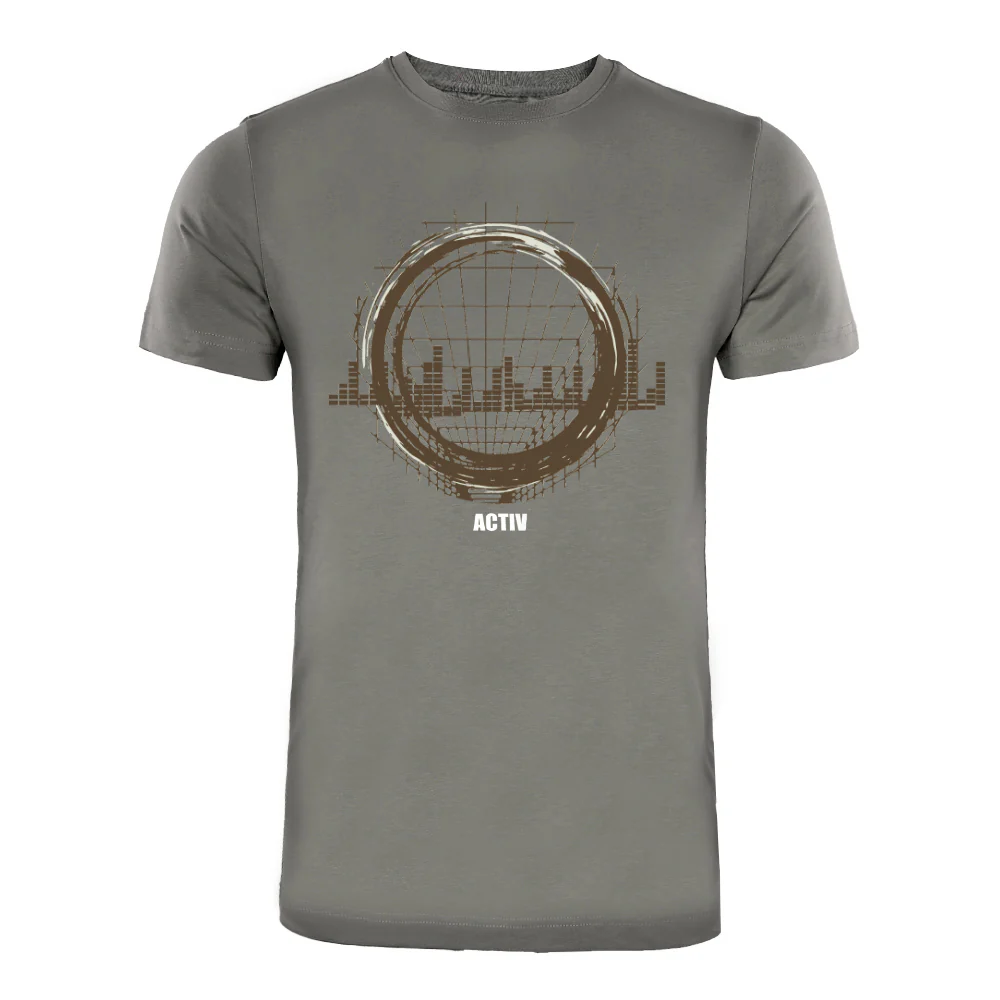 ACTIV GRAPHIC R.NECK T-SHIRT - D.GREY - Image 2