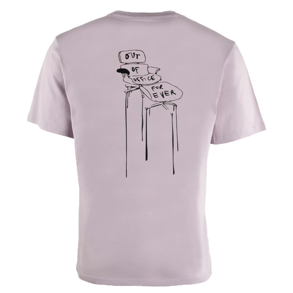 ACTIV GRAPHIC R.NECK T-SHIRT -  LAVENDER - Image 3