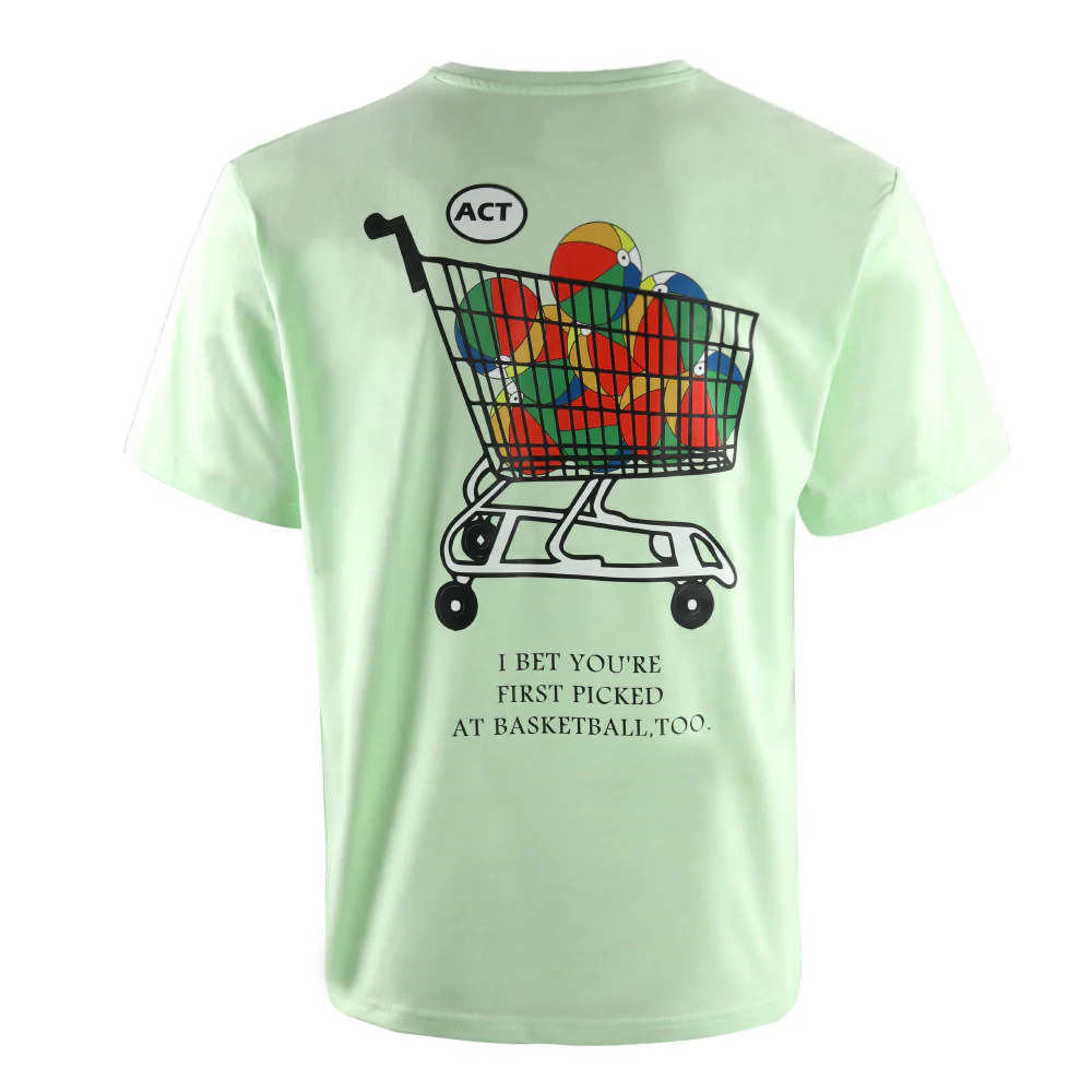 ACTIV GRAPHIC R.NECK T-SHIRT - MINTGREEN - Image 3